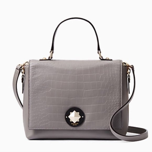 🎉HP✨FLASH SALE!!!✨Kate Spade NWT Leather Croc & Suede Bag - Picture 9 of 13